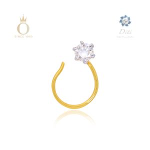 DITI DIAMOND 1 STONE NOSEPIN-Yellow Gold-18