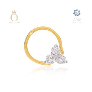 DITI DIAMOND 3 STONE NOSEPIN