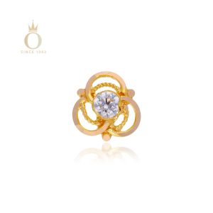 GOLD FLOWER NOSEPIN-Yellow Gold-18