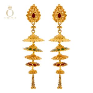 GOLD FANCY JHUMKI