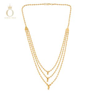 GOLD TRIPLE LINE RAJKOT CHAIN