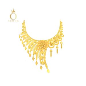 Bridal Blossom Gold Necklace