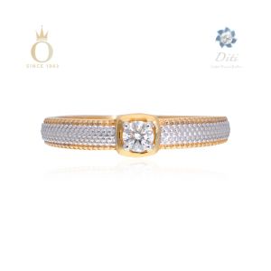 DIAMOND GENTS BAND RING
