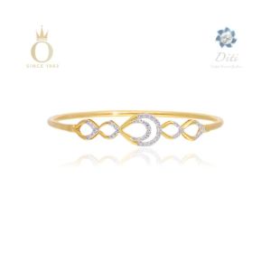 Droplet Array Diamond Bangle