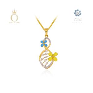 Infinite Bloom Diamond Pendant