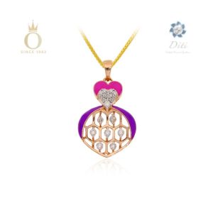 Vibrant Love Diamond Pendant