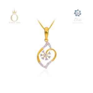 Floral Illuminate Diamond Pendant