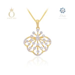 Fancy Bloom Diamond Pendant