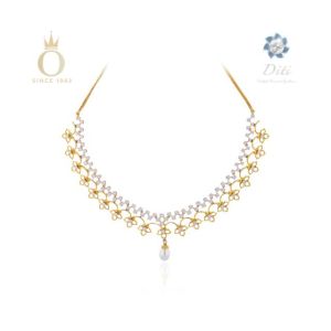Party Sheen Diamond Necklace