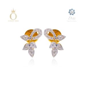 Everyday Elegance Diamond Studs-Yellow Gold-18