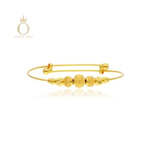 Magical Spheres Gold Baby Bangle