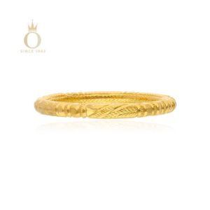 Eternal Heritage Gold Bangle-22-Yellow Gold