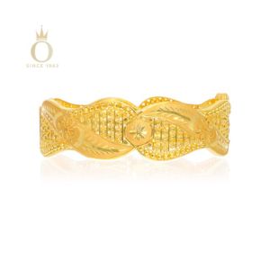 Dreamy Bride Gold Bangle-Yellow Gold-22