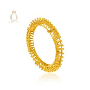 Appealing Radiance Gold Bangle-Yellow Gold-22