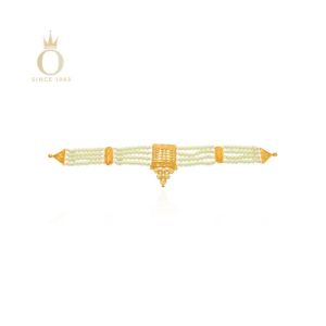 Royal Window Gold Choker Necklace-Yellow Gold-22