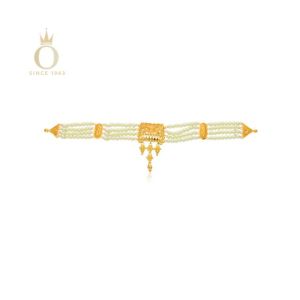 Traditional Embodiment Gold Choker Necklace