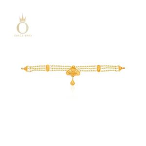 Stylish Trillium Gold Choker Necklace