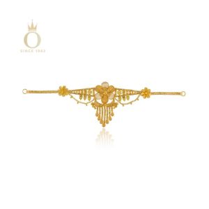 Flowy Bloom Gold Choker Necklace