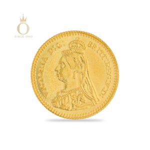 24k, 5.1g(995) Victoria With Flower Gold Coin-Yellow Gold-24