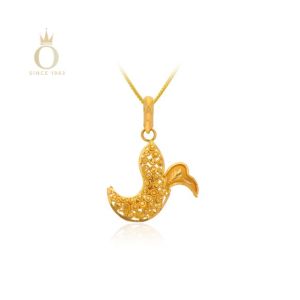 Flying Bird Gold Pendant