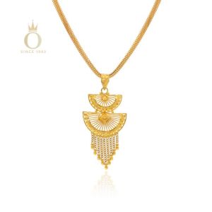 Traditional Cascade Gold Pendant