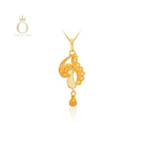 Feminine Grace Gold Pendant