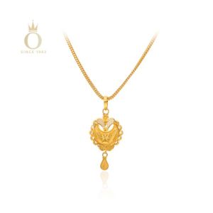 Everyday Sheen Gold Pendant-Yellow Gold-22