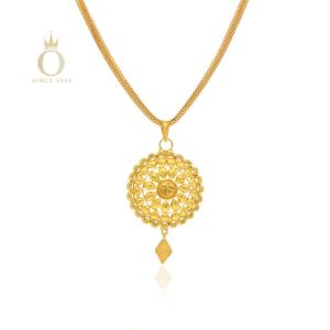 Vibrant Sunflower Gold Pendant