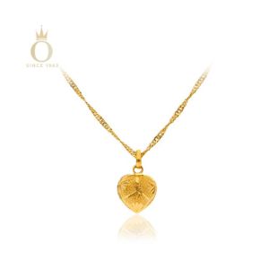 Scintillating Love Gold Pendant-Yellow Gold-22