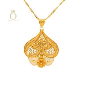 Dual Mayurakshi Gold Pendant-Yellow Gold-22