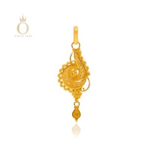Traditional Perfection Gold Pendant-Yellow Gold-22