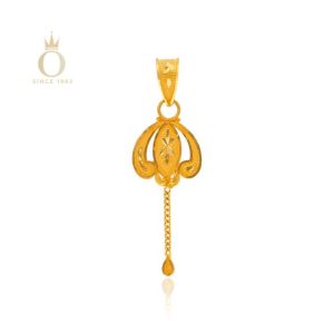 Refined Appeal Gold Pendant-Yellow Gold-22