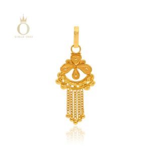Conventional Allure Gold Pendant