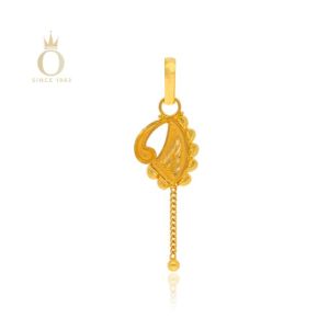 Graceful Simplicity Gold Pendant