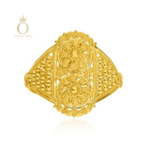 Blooming Grandeur Gold Ring