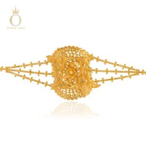 Ethnic Splendour Gold Bracelet