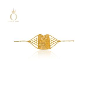 Classy Mayur Gold Bracelet-Yellow Gold-22