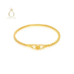 Blooming Grace Gold Noa Bangle-Yellow Gold-22