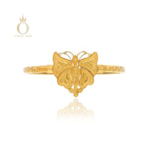 Celestial Butterfly Gold Noa Bangle-Yellow Gold-22