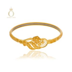 Floral Treasure Gold Noa Bangle