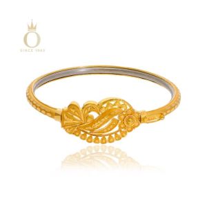 Artsy Grace Gold Noa Bangle-Yellow Gold-22