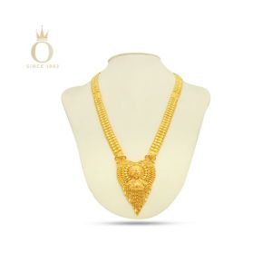 Ancient Art Gold Long Necklace-Yellow Gold-22