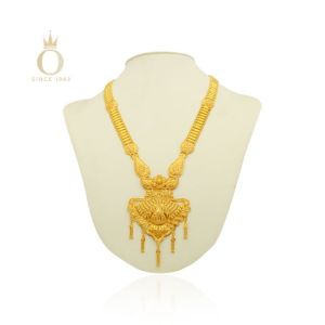 Queen’s Jewel Gold Long Necklace-Yellow Gold-22
