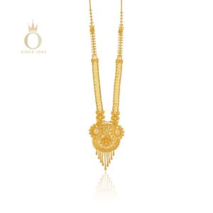 Cultural Radiance Gold Long Necklace-Yellow Gold-22