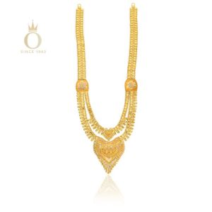 Adorable Bride Gold Long Necklace