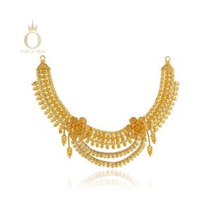 Bridal Grandeur Gold Necklace-Yellow Gold-22