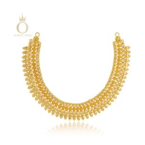 Royal Adornment Gold Necklace-Yellow Gold-22