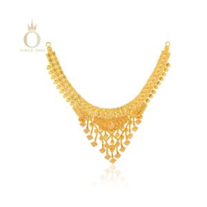 Cultural Enchantment Gold Necklace-Yellow Gold-22