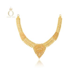 Bridal Elegance Gold Necklace-Yellow Gold-22