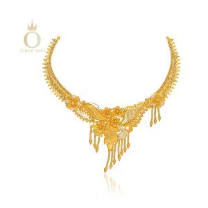Shiny Grace Gold Necklace-Yellow Gold-22